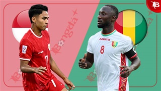 20h00 ngày 9/5:  U23 Indonesia vs U23 Guinea